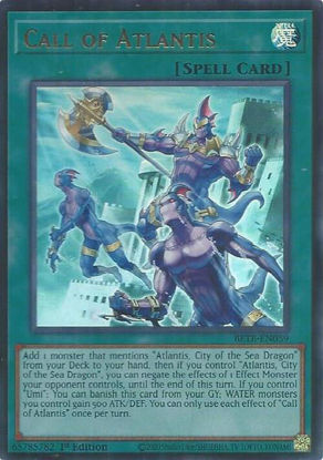 Call of Atlantis - BETB-EN059 - Ultra Rare 1st Edition