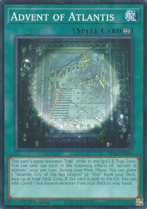 Advent of Atlantis - BETB-EN060 -  1st Edition