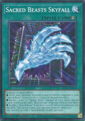 Sacred Beasts Skyfall - BETB-EN065 -  1st Edition