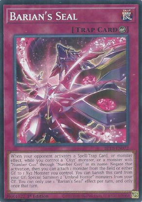 Barian's Seal - BETB-EN072 -  1st Edition