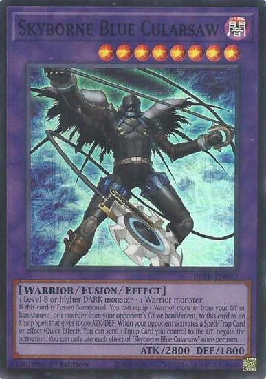 Skyborne Blue Cularsaw - BETB-EN087 - Super Rare 1st Edition