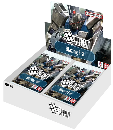 Gundam Card Game - GD-07 Blazing Fist Display (24 Packs) - EN